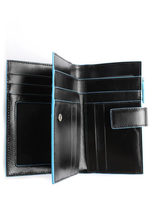 wallet BLUE SQUARE line, in leather Black - Women’s Wallets