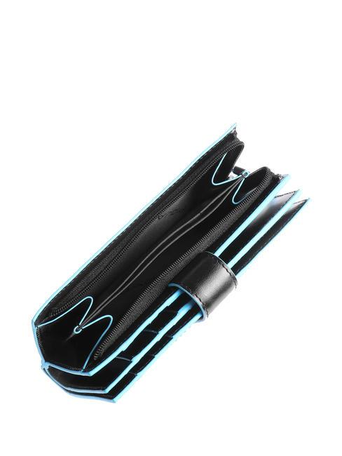wallet BLUE SQUARE line, in leather Black - Women’s Wallets