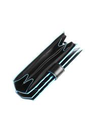 PIQUADRO wallet BLUE SQUARE line, in leather Black - Women’s Wallets - 3