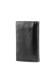 PIQUADRO wallet BLUE SQUARE line, in leather Black - Women’s Wallets - 4