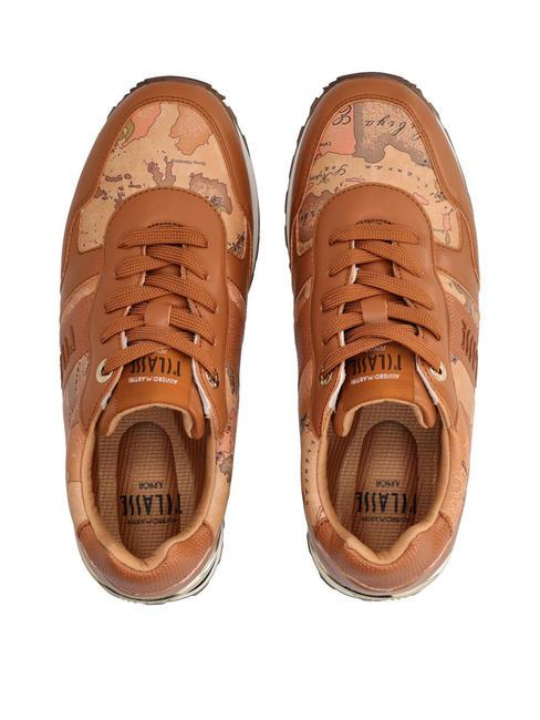 WENDY JR Sneakers Leather / Geo Beige - Women&rsquo;s shoes