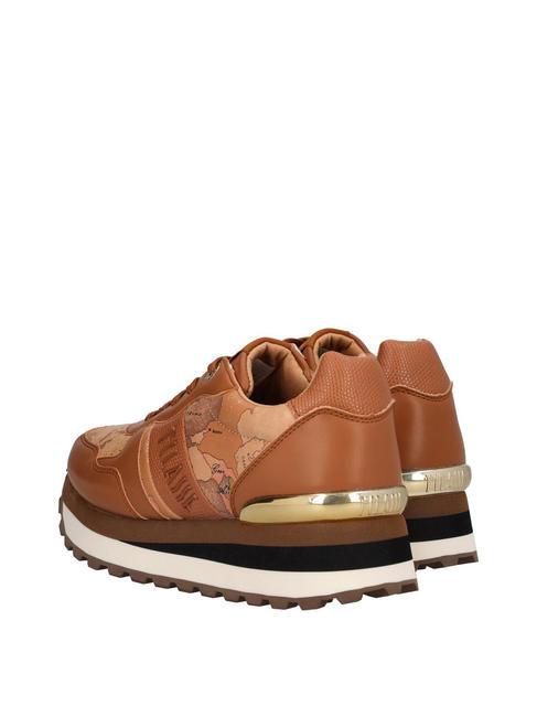 WENDY JR Sneakers Leather / Geo Beige - Women&rsquo;s shoes