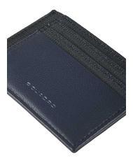 PIQUADRO P16  Flat card holder BLUE CHEVRON - Men’s Wallets - 2
