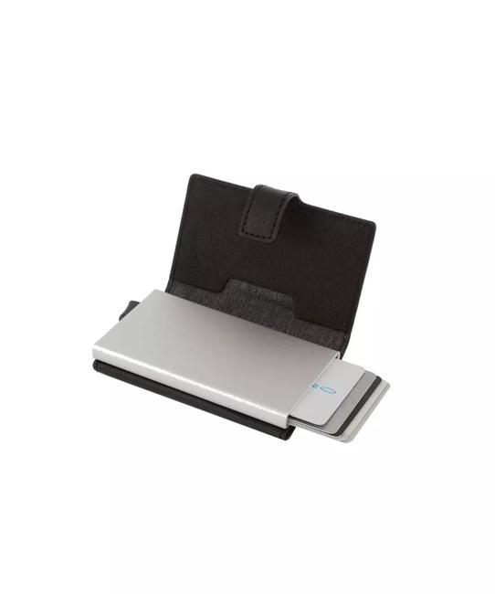 BLACK SQUARE Leather card holder case Black - Men&rsquo;s Wallets