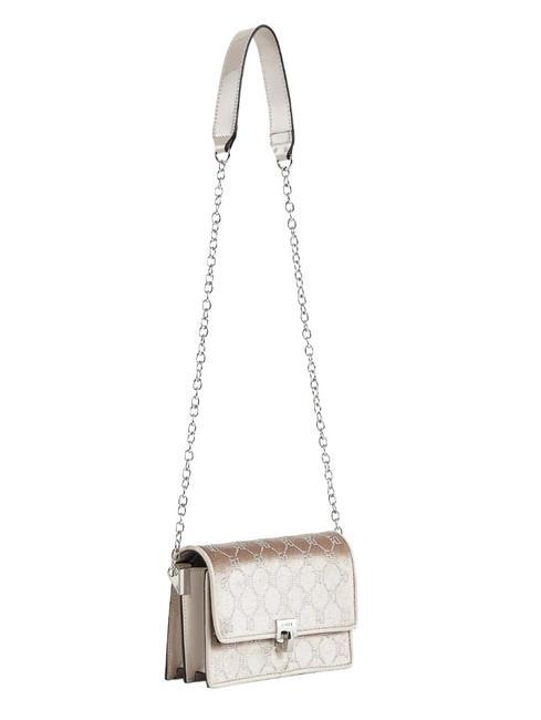 CHELSIE Mini velvet bag with rhinestones pearl - Women&rsquo;s Bags