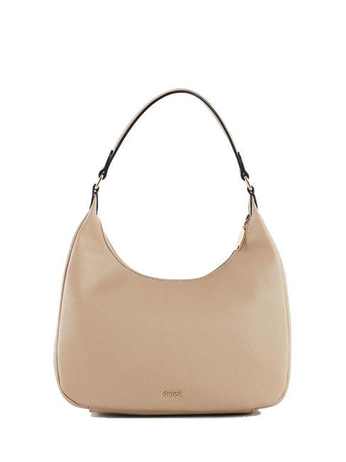 CLAIRE Hobo bag with pocket sand - Women’s Bags