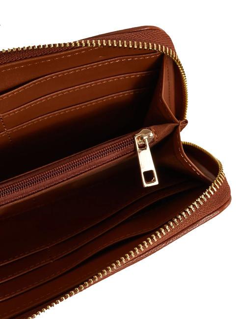 CLEMENTINE Large zip around wallet tan - Women’s Wallets