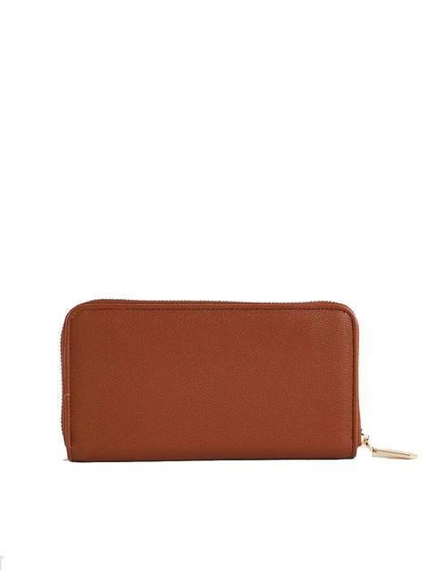 CLEMENTINE Large zip around wallet tan - Women’s Wallets