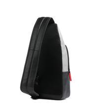 PIQUADRO URBAN Leather one-shoulder bag grey/black - Laptop backpacks - 2