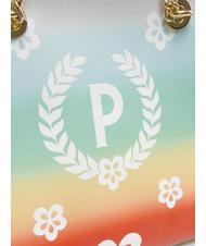 POLLINI HERITAGE  Shopping bag with all over print Ivory / lac - Women’s Bags - 4