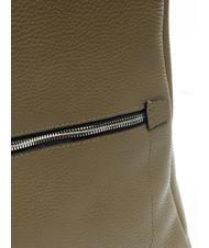 GIANNI CHIARINI GC Hammered leather backpack guam green - Women’s Bags - 3