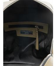 GIANNI CHIARINI GC Hammered leather backpack guam green - Women’s Bags - 5