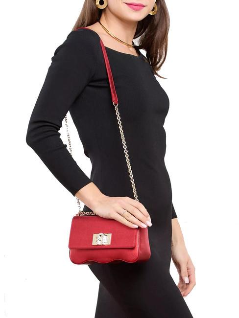 1927 Mini Metallic Leather Bag Venetian red - Women’s Bags