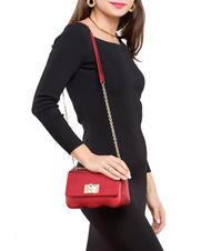 FURLA 1927 Mini Metallic Leather Bag Venetian red - Women’s Bags - 5