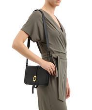 COCCINELLE COSIMA Hammered leather shoulder bag dahlia - Women’s Bags - 4