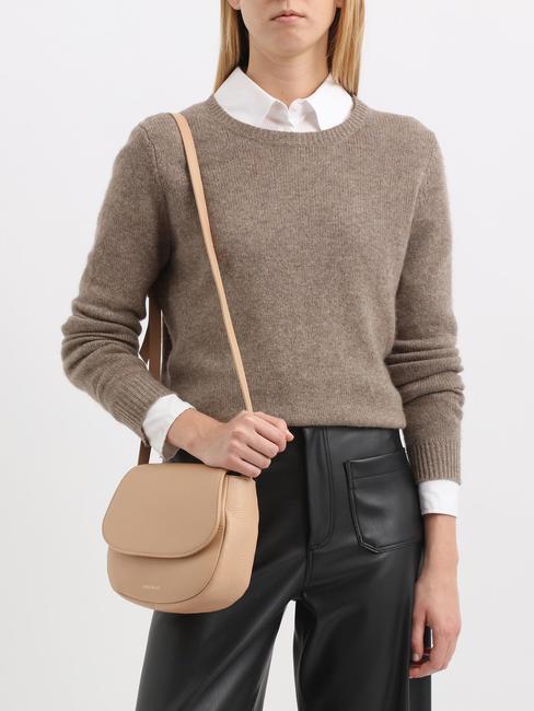 CHERRY Mini leather shoulder bag toasted - Women&rsquo;s Bags