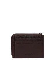PIQUADRO WOLLEM Flat leather wallet MORO - Men’s Wallets - 2