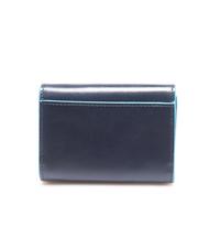 PIQUADRO CAMPIONARIO - BLSQ Compact leather wallet blue2 - Men&rsquo;s Wallets - 3
