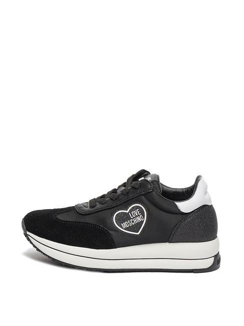 RUN 40 Sneakers with glitter inserts Black - Women’s shoes