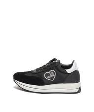 LOVE MOSCHINO RUN 40 Sneakers with glitter inserts - Women’s shoes