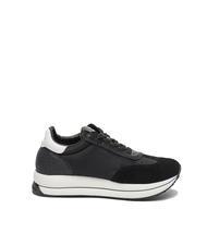 LOVE MOSCHINO RUN 40 Sneakers with glitter inserts Black - Women’s shoes - 3