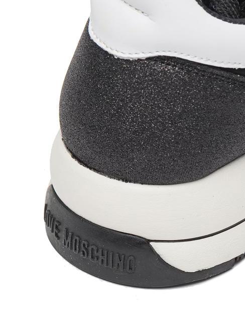 RUN 40 Sneakers with glitter inserts Black - Women’s shoes