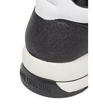 LOVE MOSCHINO RUN 40 Sneakers with glitter inserts Black - Women’s shoes - 5