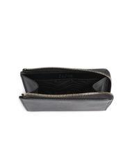 FURLA GOCCIA Leather card holder with zip Black - Women’s Wallets - 3