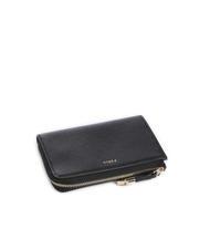 FURLA GOCCIA Leather card holder with zip Black - Women’s Wallets - 4
