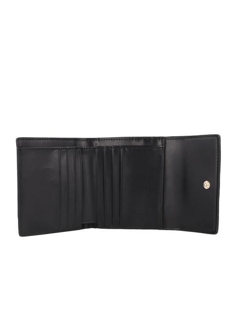 GOCCIA Medium Bifold Leather Wallet Black - Women’s Wallets