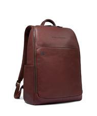 PIQUADRO BLACK SQUARE Leather backpack for 14" laptop LEATHER - Laptop backpacks - 2