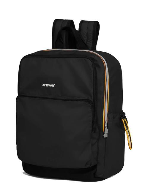 GIZY Nylon backpack for 15" laptop black pure - Laptop backpacks