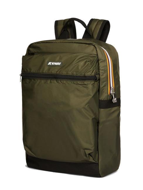LAON Nylon backpack green blackish - Backpacks & School and Leisure