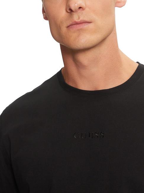 PIMA Cotton T-shirt with embroidered logo jetbla - T-shirt