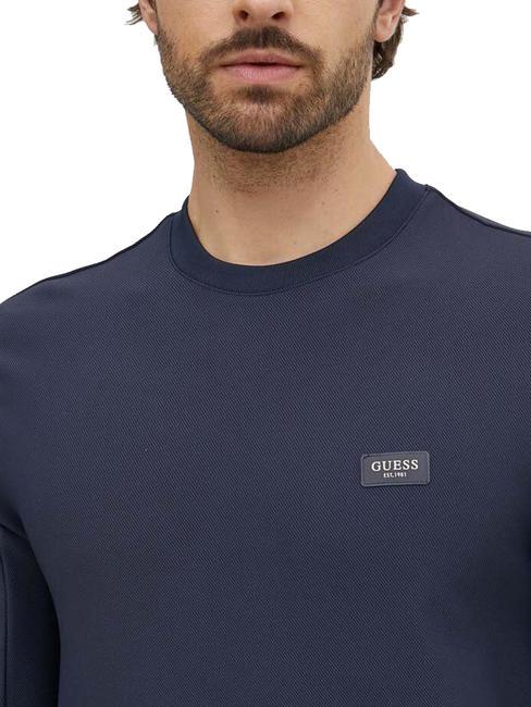 TECH Crewneck sweatshirt in technical fabric smartblue - Sweatshirts