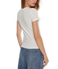 GUESS JEANS SLIM LOGO Slim-fit stretch t-shirt - T-shirt