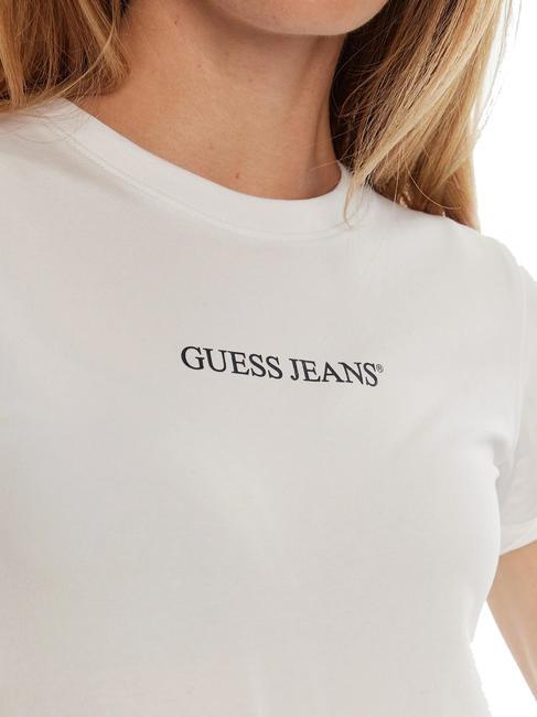 SLIM LOGO Slim-fit stretch t-shirt purwhite - T-shirt