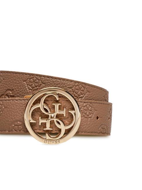 CRESIDIA Adjustable belt with 4G buckle dark taupe - Belts