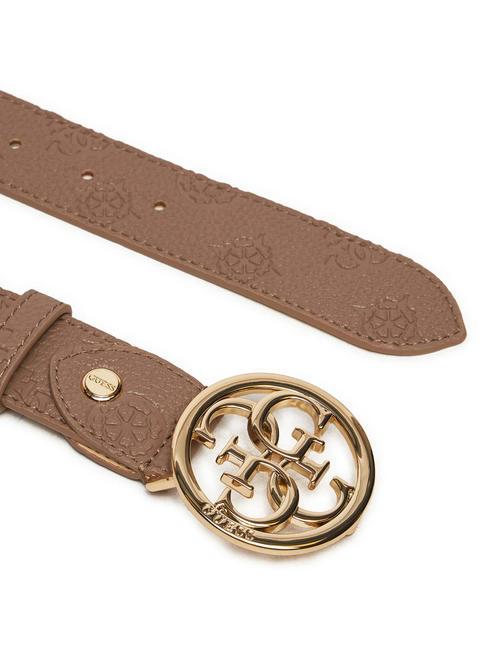 CRESIDIA Adjustable belt with 4G buckle dark taupe - Belts