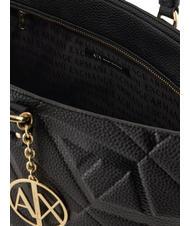 ARMANI EXCHANGE LOGO EMBOSSED Shoulder Shopper Bag black / black - Women’s Bags - 4