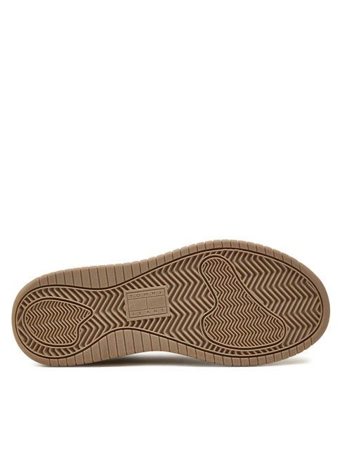 TOMMY JEANS RETRO BASKET  High sneakers newsprint - Women&rsquo;s shoes