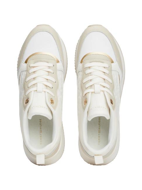 MONOGRAM RUNNER Sneakers ivory/ghost grey/black - Women&rsquo;s shoes