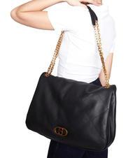 TOSCA BLU CHAMONIX Large leather shoulder bag Black - Women’s Bags - 3