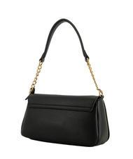 LOVE MOSCHINO METALLIC LOGO Shoulder bag with shoulder strap Black - Women&rsquo;s Bags - 4