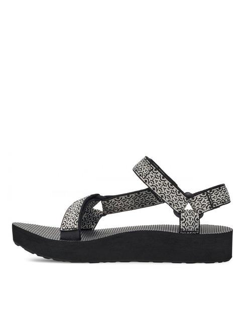 MIDFORM UNIVERSAL  Sandal boho white/black - Women’s shoes