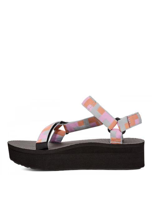 FLATFORM UNIVERSAL Sandal retro shapes pearl blue - Women&rsquo;s shoes