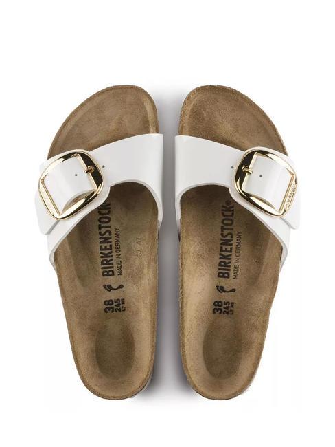 MADRID  Slippers patent white - Women’s shoes