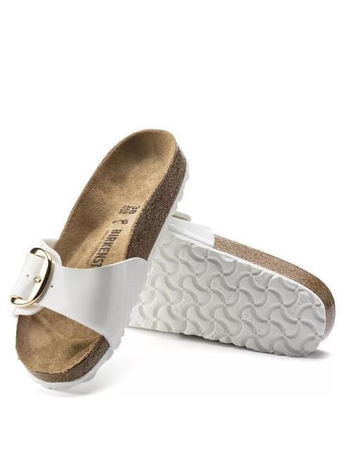 MADRID  Slippers patent white - Women’s shoes