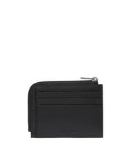 PIQUADRO LIKO Coin purse / card holder Black - Men’s Wallets - 2