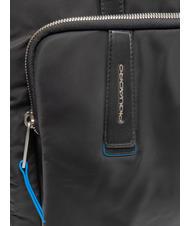 PIQUADRO RYAN 14 "PC shopper, in recycled fabric Black - Women&rsquo;s Bags - 3